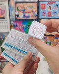 Rick and Morty Adventure Card Keychain Magnet Stamp Set
