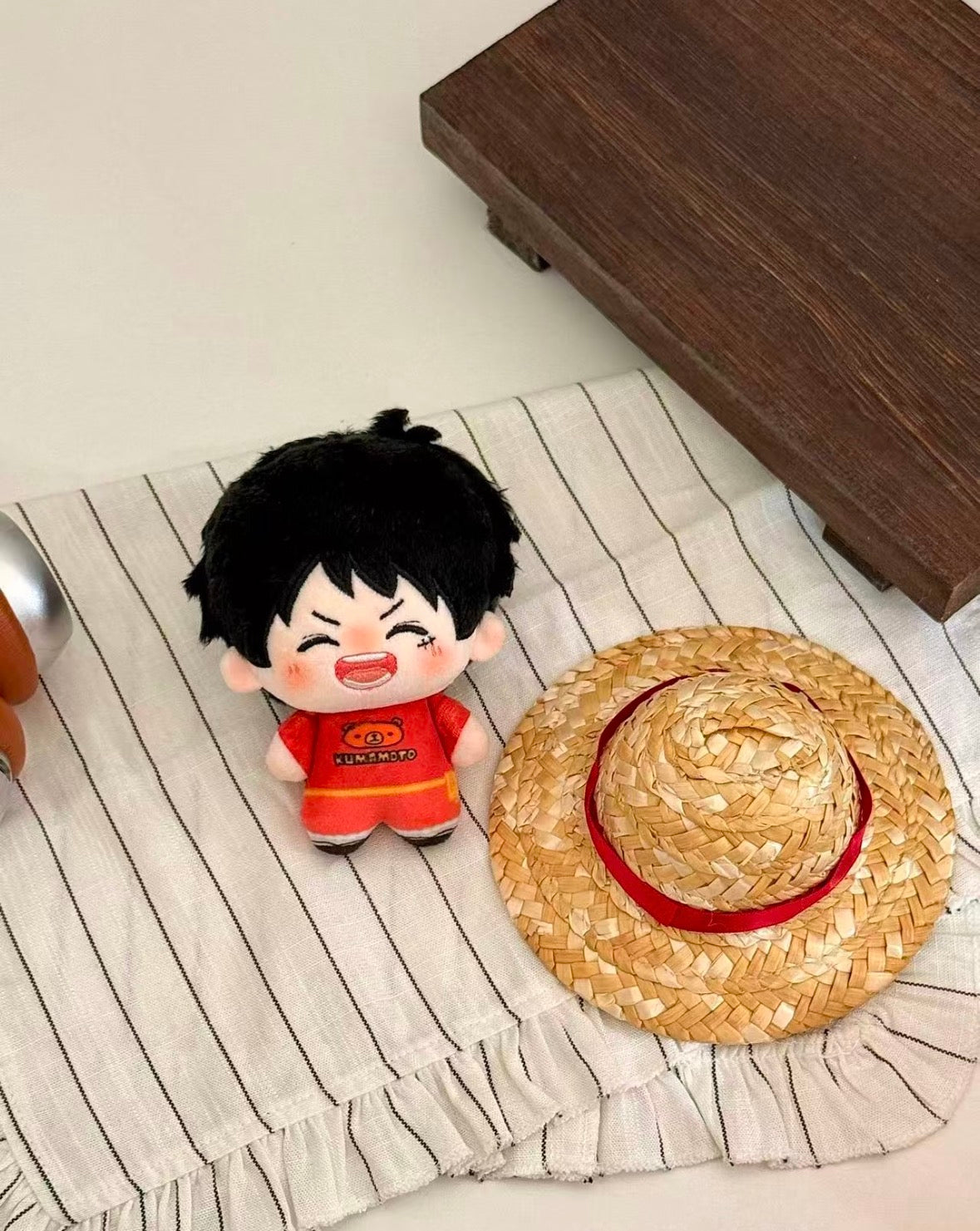 One Piece Fan Made 10cm Plush Luffy Zoro Sanji Nami Robin Anime Doll