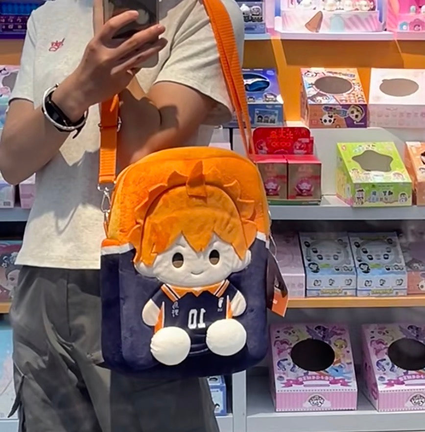 Haikyu!! The Dumpster Battle Hinata Shoyo Plush Bag