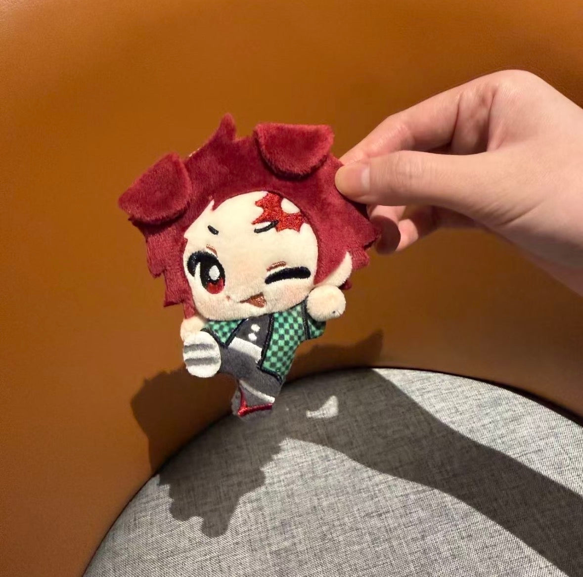 Demon Slayer Kimetsu no Yaiba Chibi Plush Dolls Giyu Tomioka Tanjiro Kamado