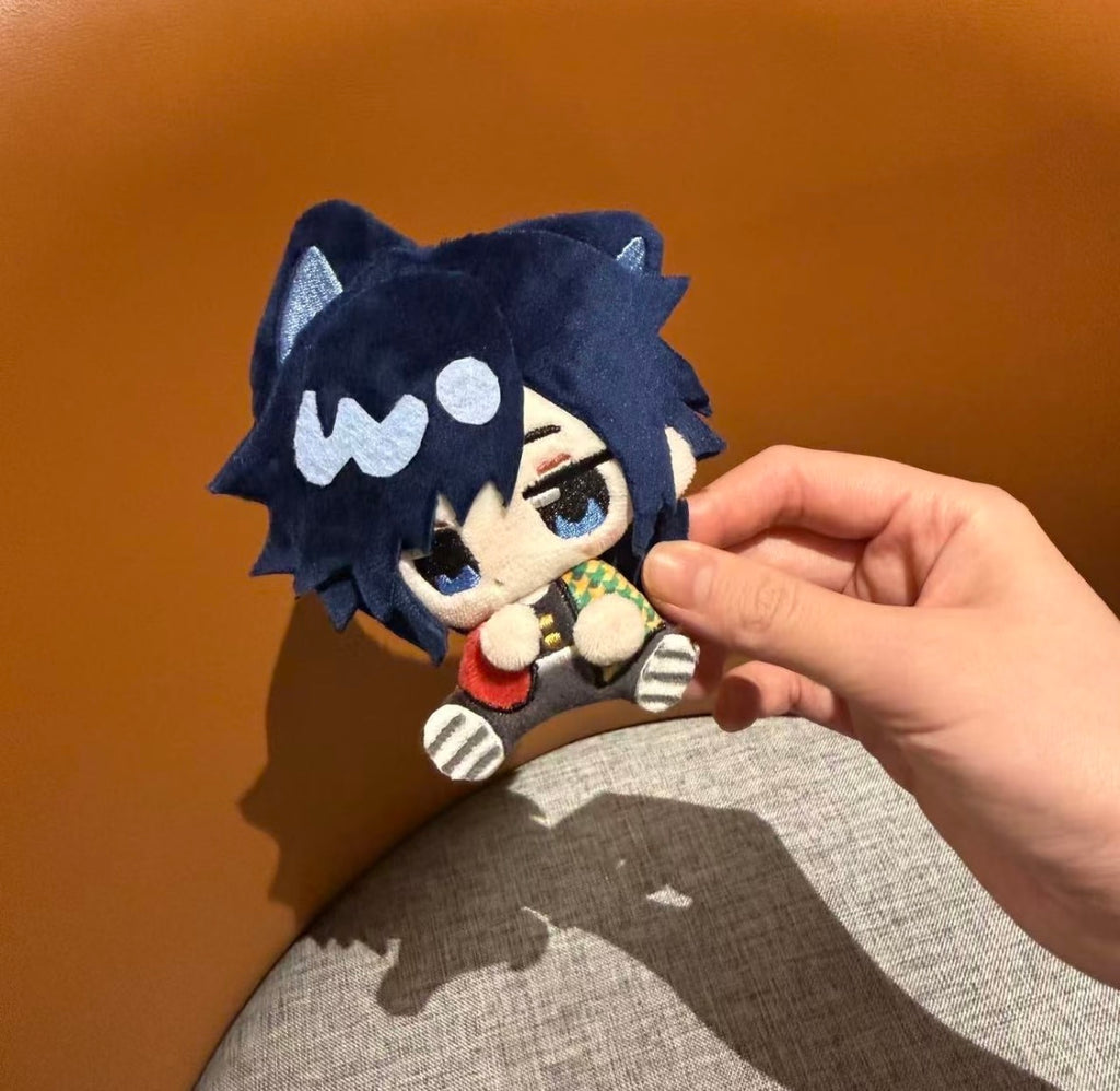 Demon Slayer Kimetsu no Yaiba Chibi Plush Dolls Giyu Tomioka Tanjiro Kamado