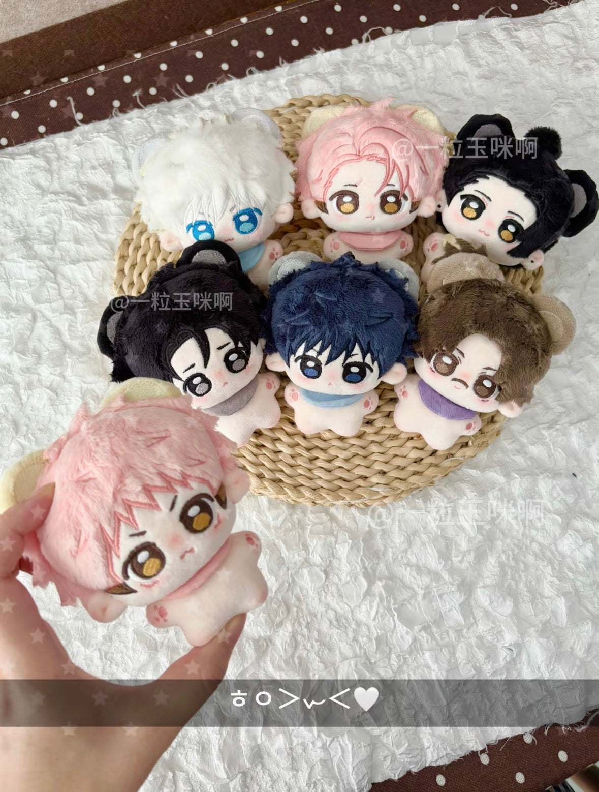 [Pre-Order] Jujutsu Kaisen Chibi Character Plush Dolls Satoru Gojo