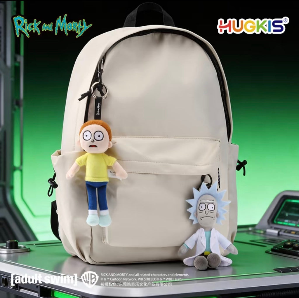 Rick and Morty HUGKIS Plush Keychain Rick Morty Evil Morty
