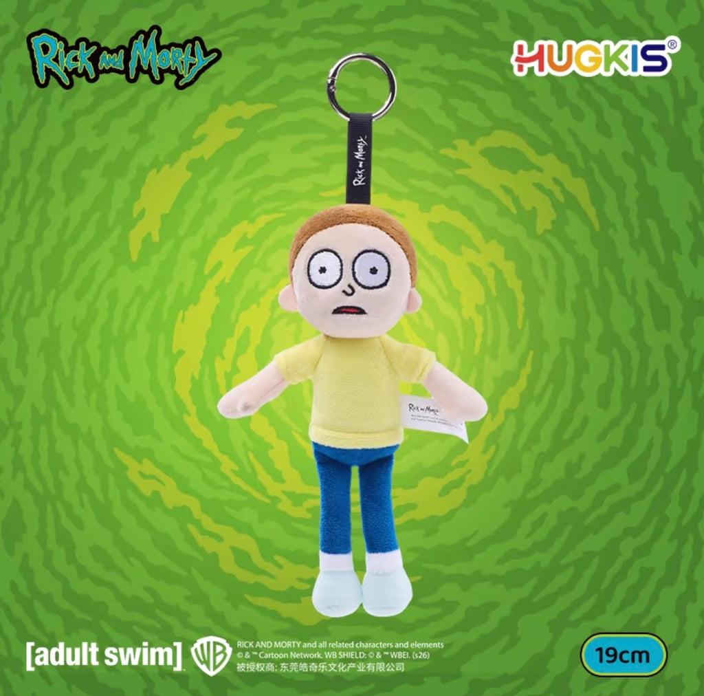 Rick and Morty HUGKIS Plush Keychain Rick Morty Evil Morty