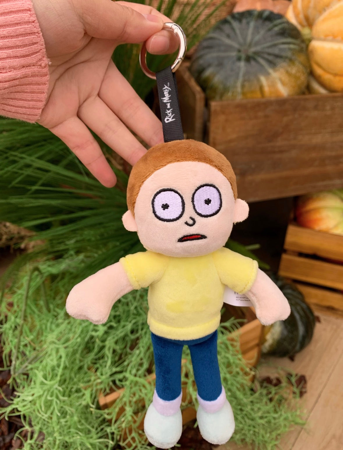 Rick and Morty HUGKIS Plush Keychain Rick Morty Evil Morty