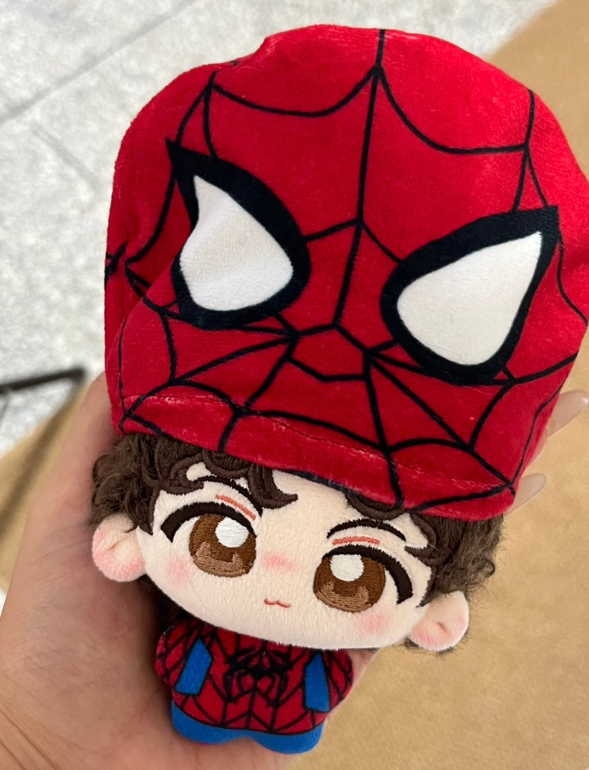 [Pre-Order] Spiderman Chibi Plush 10cm With Mask